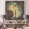 Designart - African American Woman In Gorgeous Wedding Dress - Modern Print on Natural Pine Wood